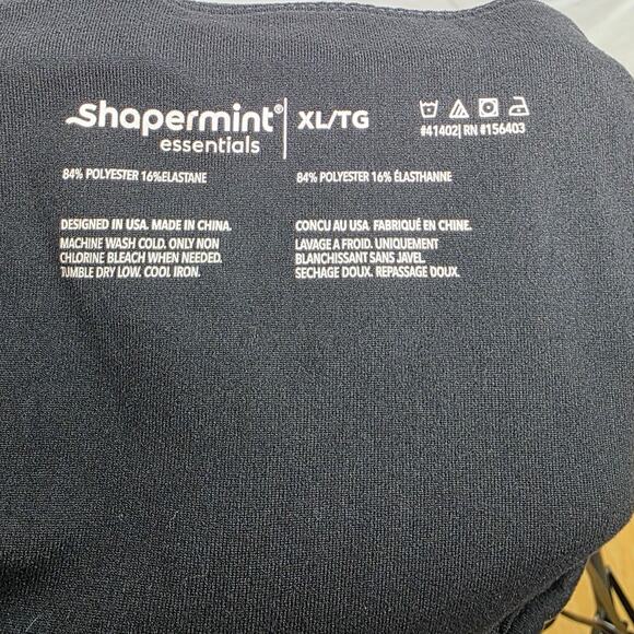 Shapermint Essential Black Women's Elastic Waist Leggings Size XL Athletic - Picture 2 of 9